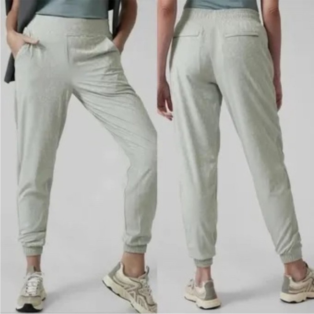 ATHLETA Brooklyn lined textured jogger 6P